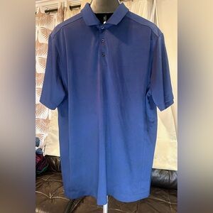 Nike Golf Dri-Fit Men’s XL Polo Shirt Navy Blue Performance Activewear